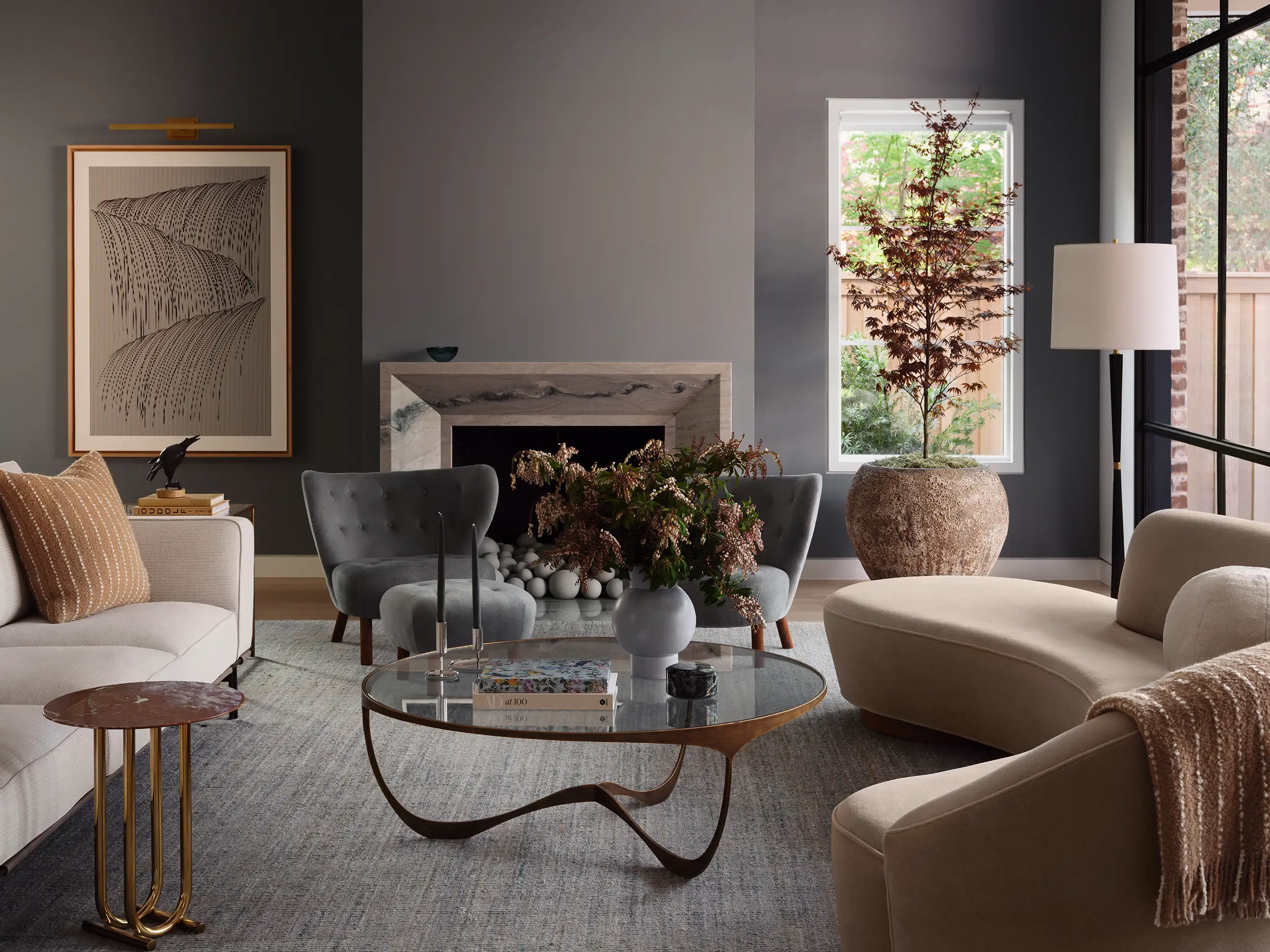 Luxury Living Room Design by Yates Desygn