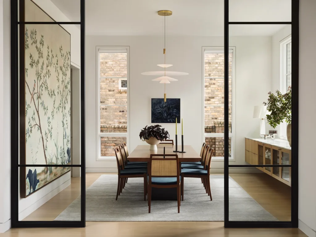 Luxury formal dining room in Dallas new construction home