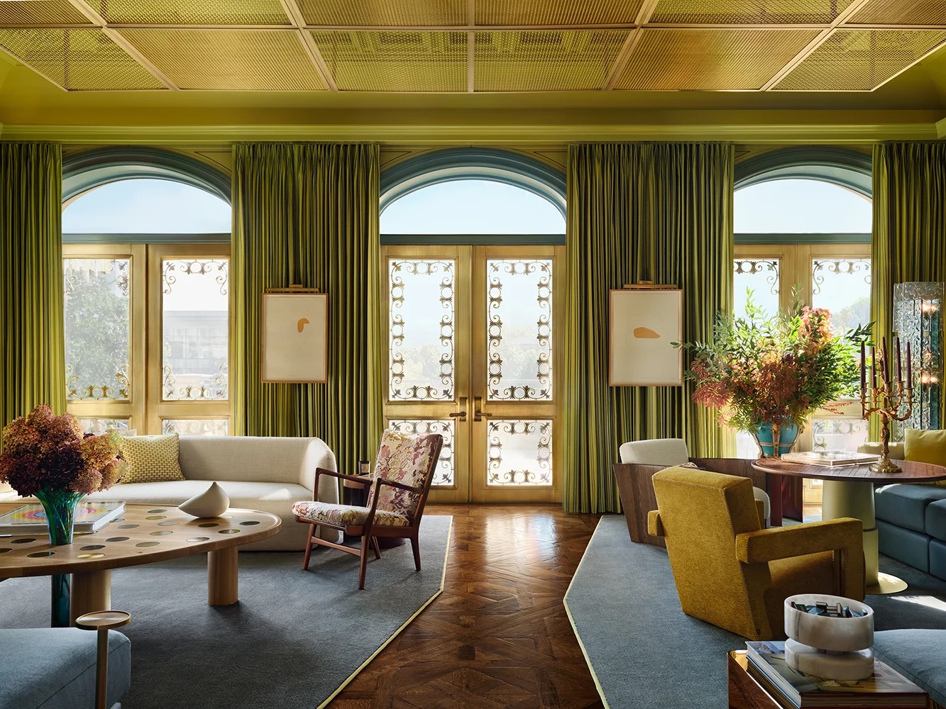 Yates Desygn's "The Parlour" room for Kips Bay Dallas 2025
