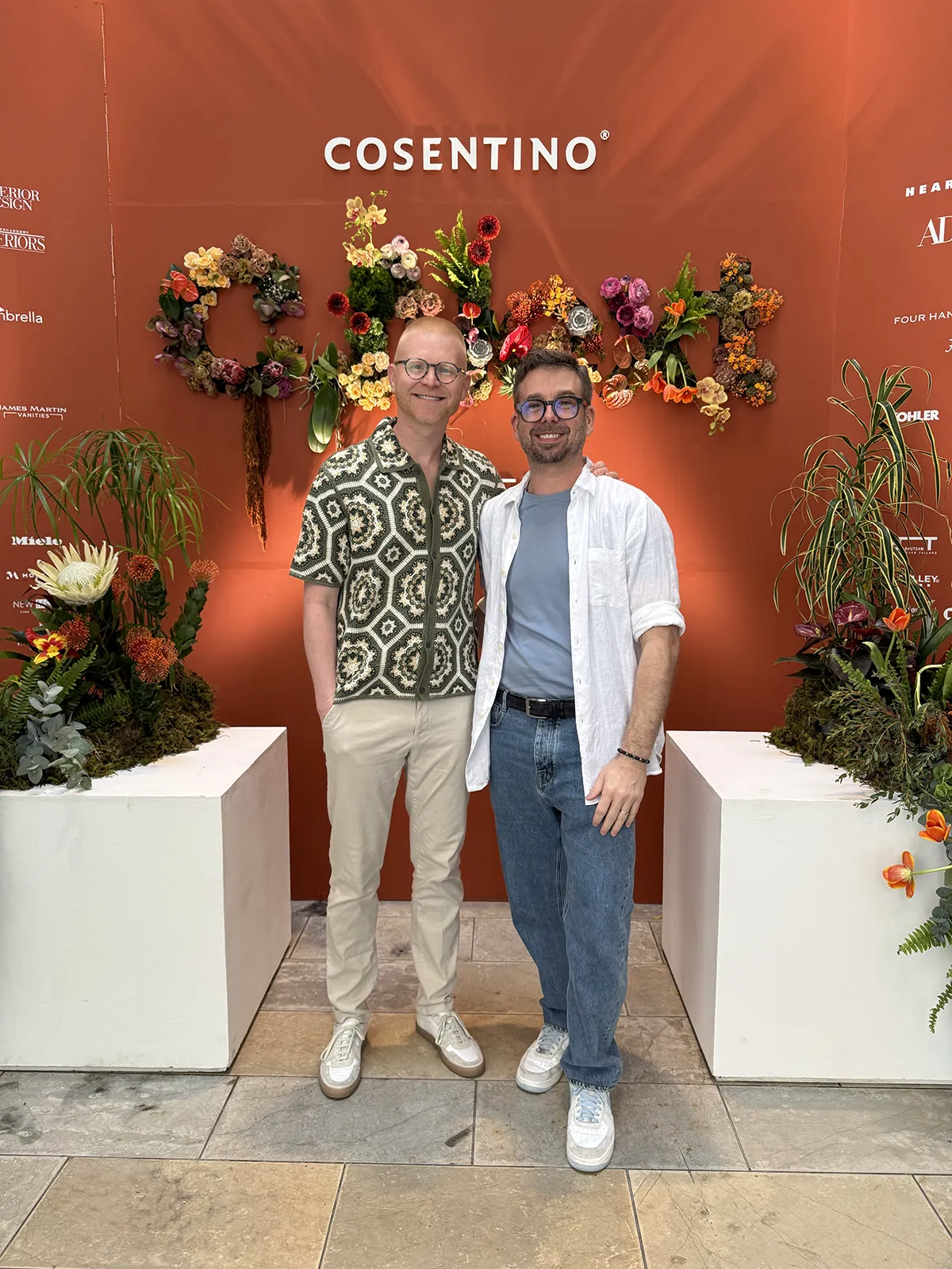 Bryan Yates and Mike Yates at Cosentino C. NEXT Designers Edition