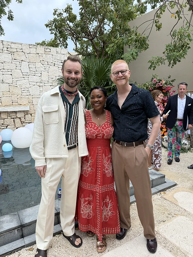 Bryan Yates connecting with fellow luxury interior designers at C. NEXT Designers Conference