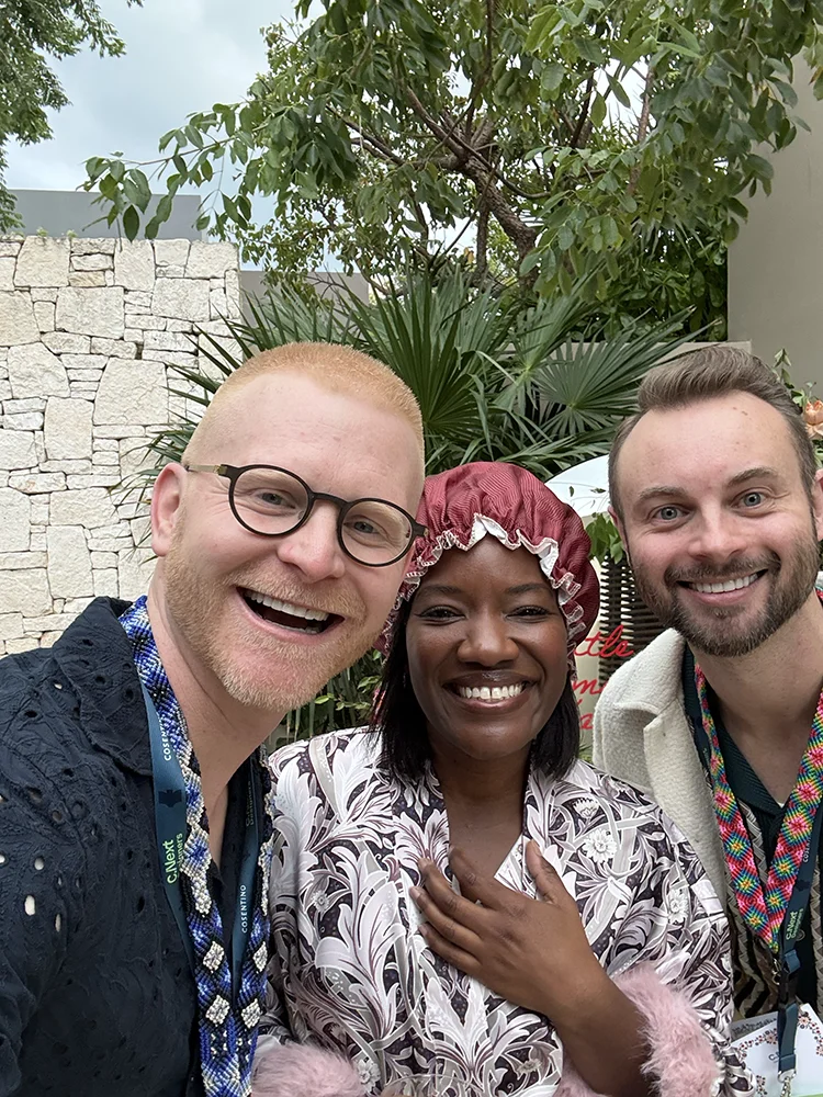 Design principal Bryan Yates meeting peers at Cosentino C. NEXT Designers Edition