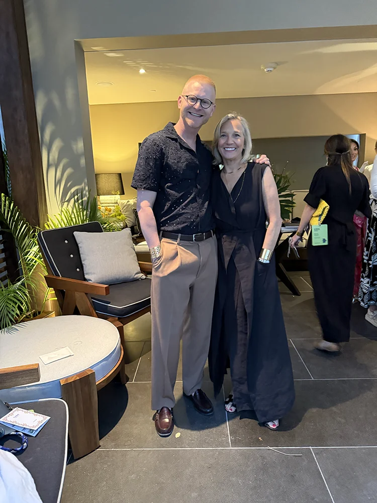 Design principal Bryan Yates meeting peers at Cosentino C. NEXT Designers Edition