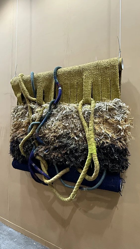 material experimentation in artwork Mexico City Art Week