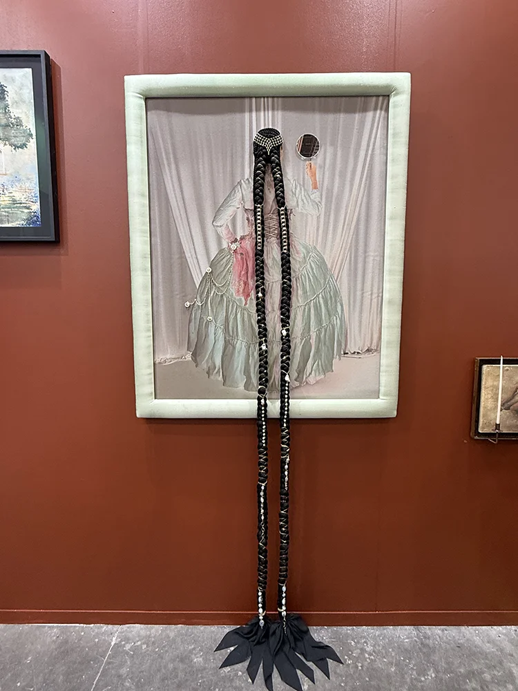 immersive artwork extending beyond traditional frame