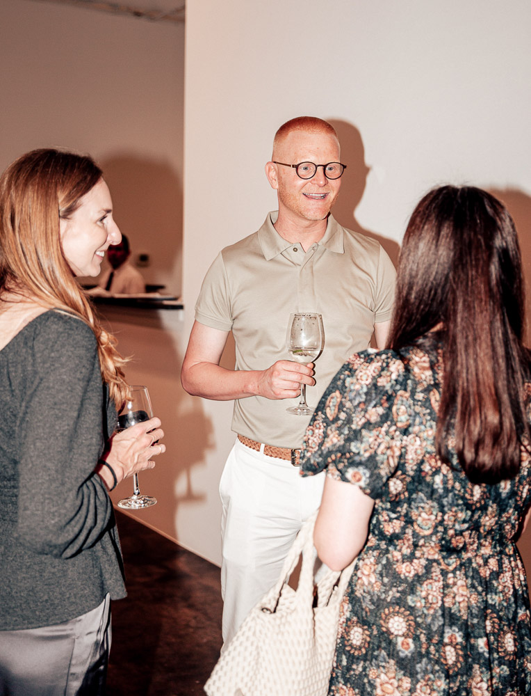 Bryan Yates at the Myra Walker book signing in partnership with Paper City and Conduit Art Gallery Dallas