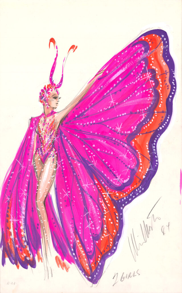 Artwork from “Dreams and Ideas: The Artistry of Costume Designer Winn Morton” by Myra Walker