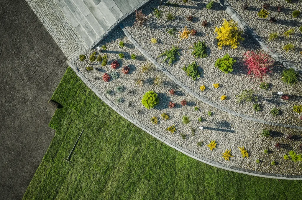 Exterior of a residential property, designed by an expert landscape architect