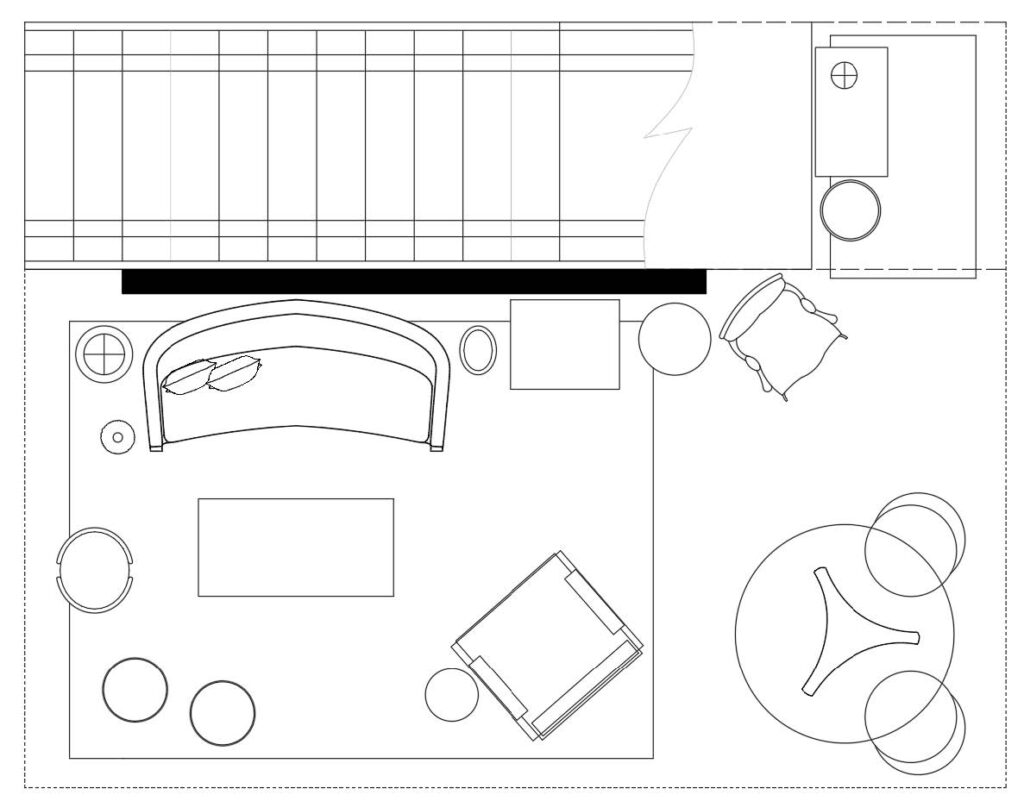 Dallas Market Center Design Ambassador vignette floor plan