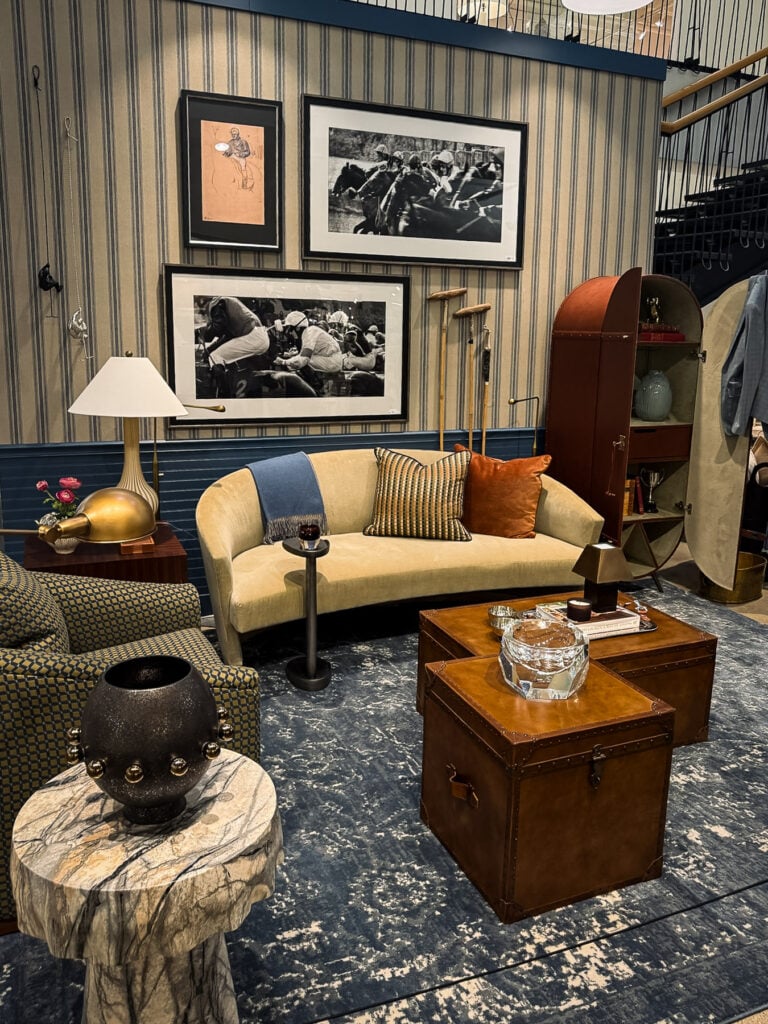 A Private Affair vignette by Yates Desygn at Dallas Market Center during Dallas Design Week 2026